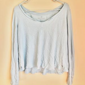 SOFT AND SEXY LIGHT BLUE LONG SLEEVE 💫💫